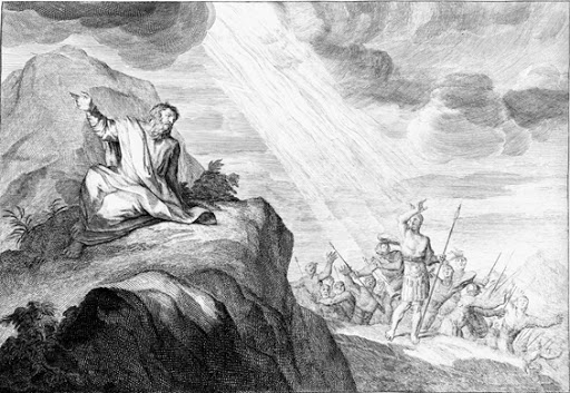 Elijah and the messengers of king Ahaziah