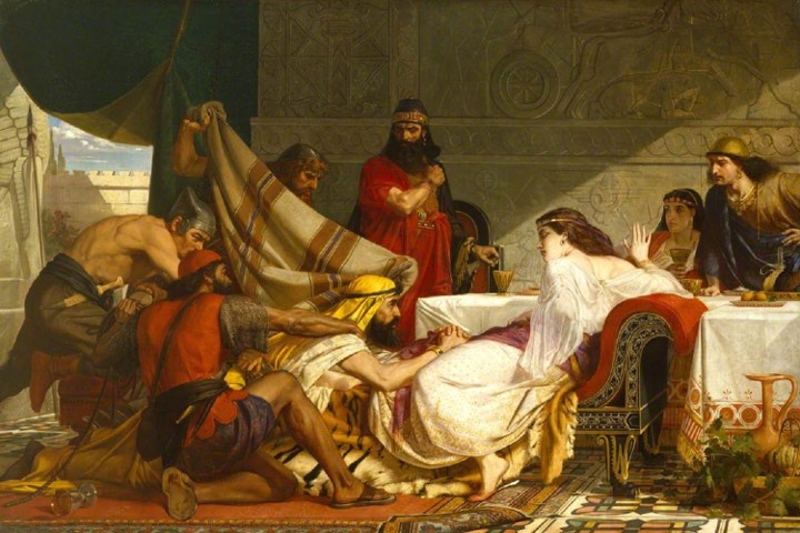 what is the book of Esther about - Haman pleading with Queen Esther for his life